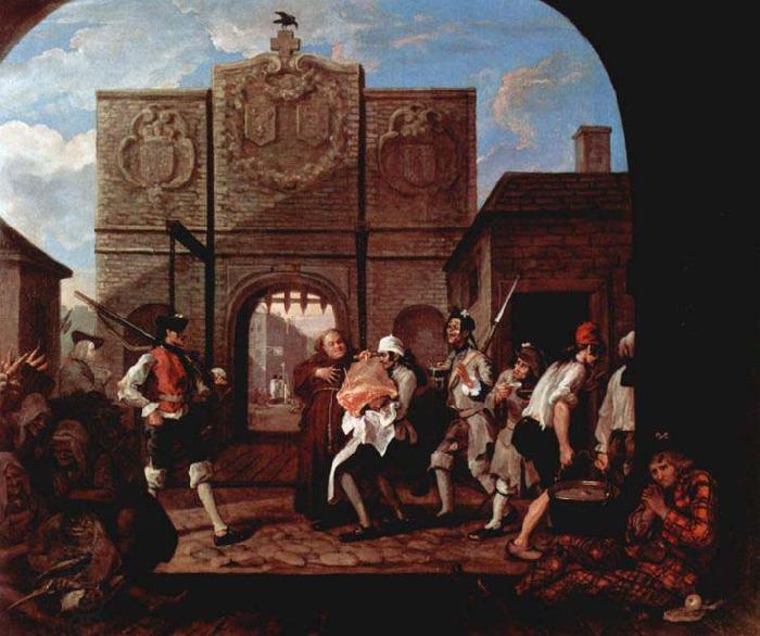 William Hogarth The Gate of Calais China oil painting art